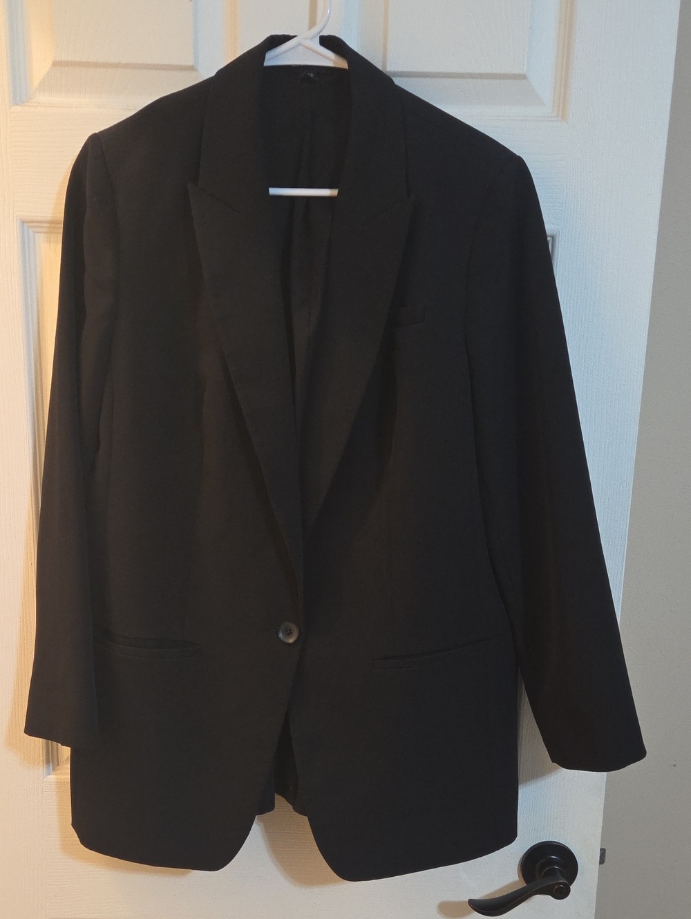 Express Black Oversized "Boyfriend" Blazer